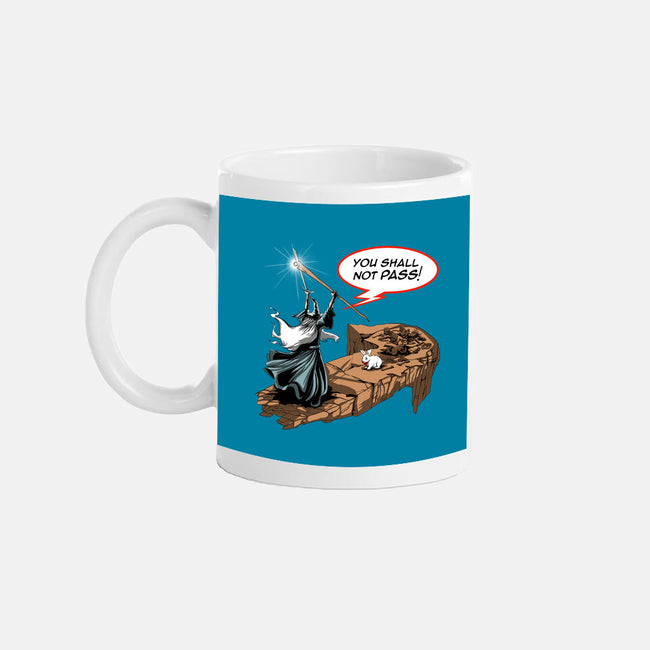 You Shall Not Pass Rabbit-None-Mug-Drinkware-zascanauta