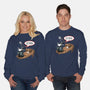 You Shall Not Pass Rabbit-Unisex-Crew Neck-Sweatshirt-zascanauta
