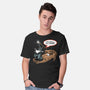 You Shall Not Pass Rabbit-Mens-Basic-Tee-zascanauta