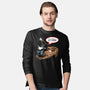 You Shall Not Pass Rabbit-Mens-Long Sleeved-Tee-zascanauta