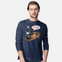 You Shall Not Pass Rabbit-Mens-Long Sleeved-Tee-zascanauta