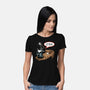 You Shall Not Pass Rabbit-Womens-Basic-Tee-zascanauta