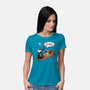 You Shall Not Pass Rabbit-Womens-Basic-Tee-zascanauta