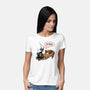 You Shall Not Pass Rabbit-Womens-Basic-Tee-zascanauta