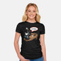 You Shall Not Pass Rabbit-Womens-Fitted-Tee-zascanauta