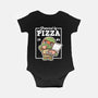 Turtle Powered By Pizza-Baby-Basic-Onesie-NemiMakeit