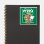 Turtle Powered By Pizza-None-Glossy-Sticker-NemiMakeit