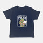 Turtle Powered By Pizza-Baby-Basic-Tee-NemiMakeit
