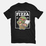 Turtle Powered By Pizza-Womens-Basic-Tee-NemiMakeit