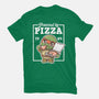 Turtle Powered By Pizza-Unisex-Basic-Tee-NemiMakeit