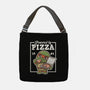 Turtle Powered By Pizza-None-Adjustable Tote-Bag-NemiMakeit