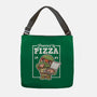 Turtle Powered By Pizza-None-Adjustable Tote-Bag-NemiMakeit