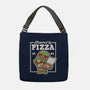 Turtle Powered By Pizza-None-Adjustable Tote-Bag-NemiMakeit