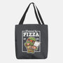 Turtle Powered By Pizza-None-Basic Tote-Bag-NemiMakeit