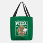 Turtle Powered By Pizza-None-Basic Tote-Bag-NemiMakeit
