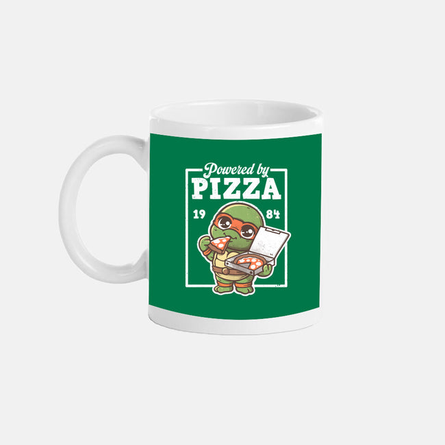 Turtle Powered By Pizza-None-Mug-Drinkware-NemiMakeit