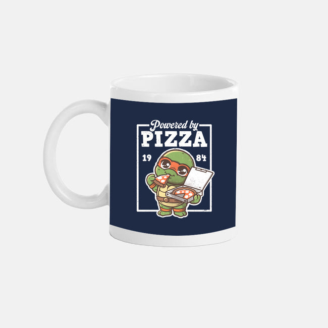 Turtle Powered By Pizza-None-Mug-Drinkware-NemiMakeit