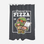 Turtle Powered By Pizza-None-Polyester-Shower Curtain-NemiMakeit