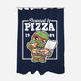 Turtle Powered By Pizza-None-Polyester-Shower Curtain-NemiMakeit