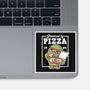 Turtle Powered By Pizza-None-Glossy-Sticker-NemiMakeit