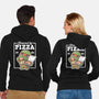 Turtle Powered By Pizza-Unisex-Zip-Up-Sweatshirt-NemiMakeit