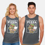 Turtle Powered By Pizza-Unisex-Basic-Tank-NemiMakeit