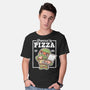 Turtle Powered By Pizza-Mens-Basic-Tee-NemiMakeit
