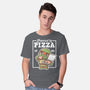 Turtle Powered By Pizza-Mens-Basic-Tee-NemiMakeit