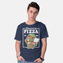Turtle Powered By Pizza-Mens-Basic-Tee-NemiMakeit