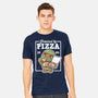 Turtle Powered By Pizza-Mens-Heavyweight-Tee-NemiMakeit
