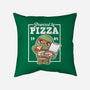 Turtle Powered By Pizza-None-Removable Cover w Insert-Throw Pillow-NemiMakeit