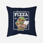 Turtle Powered By Pizza-None-Removable Cover w Insert-Throw Pillow-NemiMakeit