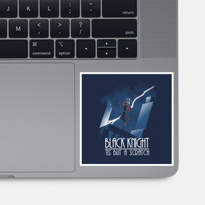 Tis But A Scratch Knight-None-Glossy-Sticker-jasesa