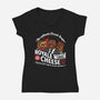 Royale With Cheese-Womens-V-Neck-Tee-demonigote