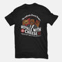 Royale With Cheese-Womens-Fitted-Tee-demonigote