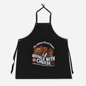 Royale With Cheese-Unisex-Kitchen-Apron-demonigote