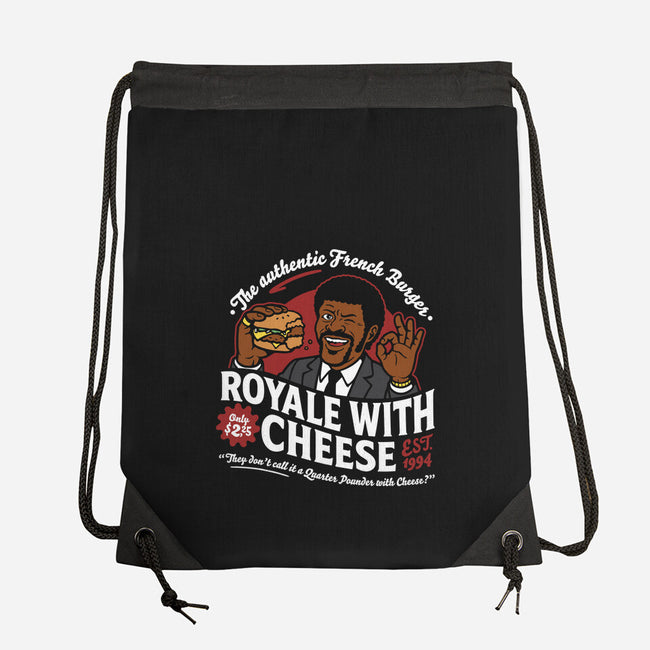 Royale With Cheese-None-Drawstring-Bag-demonigote