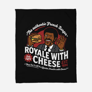 Royale With Cheese-None-Fleece-Blanket-demonigote