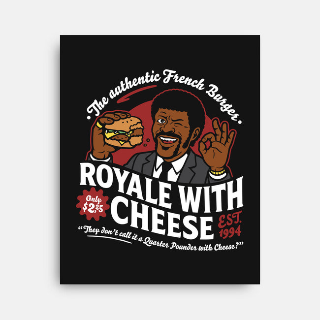 Royale With Cheese-None-Stretched-Canvas-demonigote