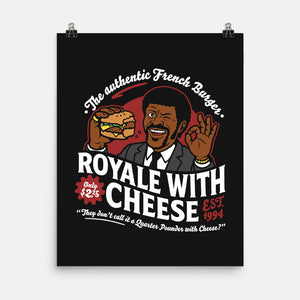 Royale With Cheese-None-Matte-Poster-demonigote