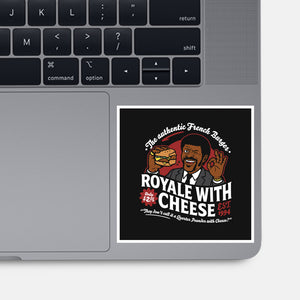 Royale With Cheese-None-Glossy-Sticker-demonigote