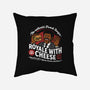 Royale With Cheese-None-Removable Cover w Insert-Throw Pillow-demonigote