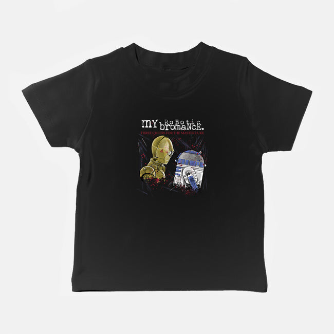 My Robotic Bromance-Baby-Basic-Tee-zascanauta