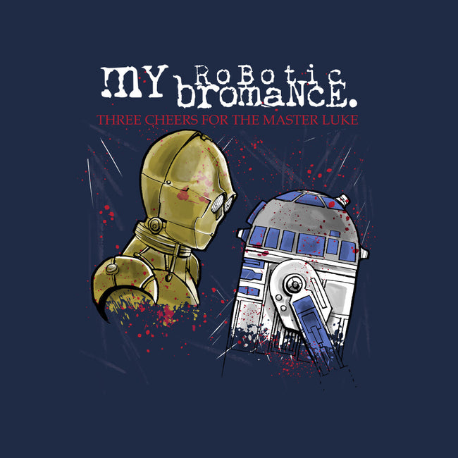 My Robotic Bromance-Womens-Fitted-Tee-zascanauta