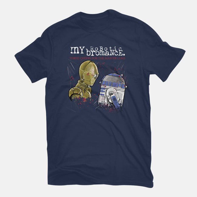 My Robotic Bromance-Womens-Fitted-Tee-zascanauta