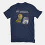 My Robotic Bromance-Womens-Fitted-Tee-zascanauta