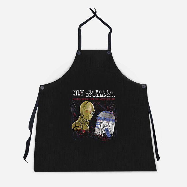 My Robotic Bromance-Unisex-Kitchen-Apron-zascanauta