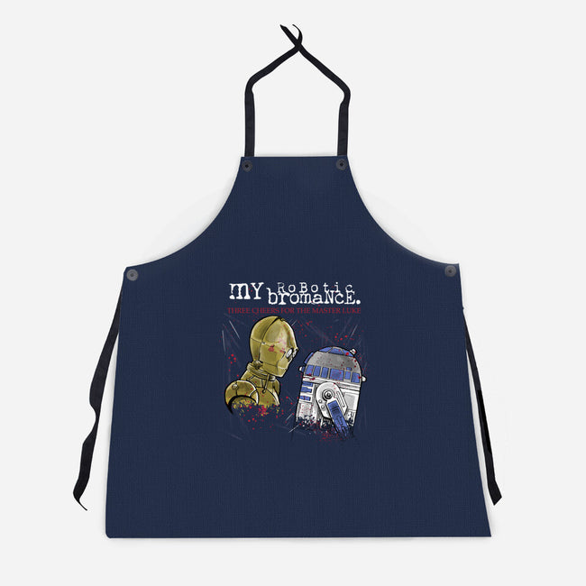 My Robotic Bromance-Unisex-Kitchen-Apron-zascanauta