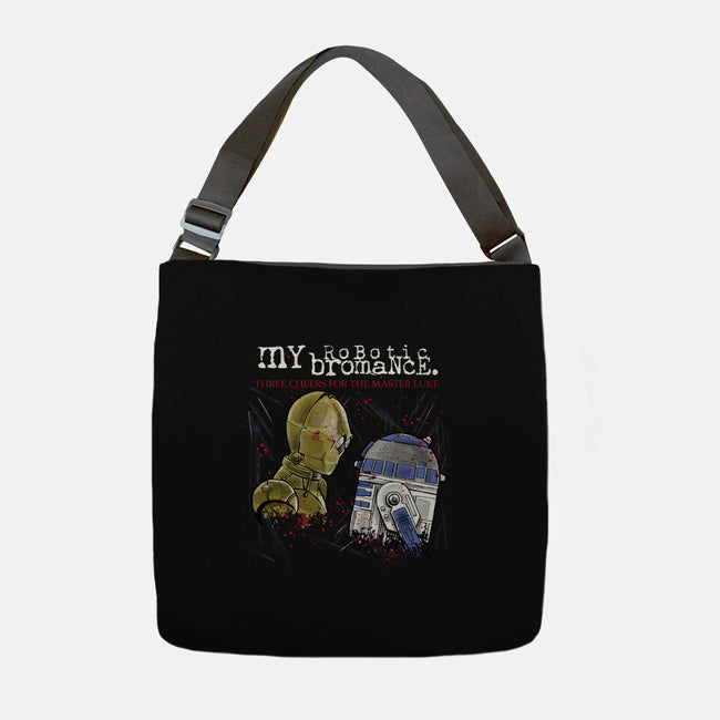 My Robotic Bromance-None-Adjustable Tote-Bag-zascanauta