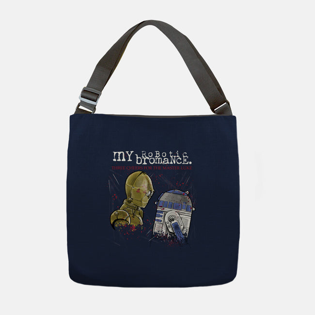 My Robotic Bromance-None-Adjustable Tote-Bag-zascanauta